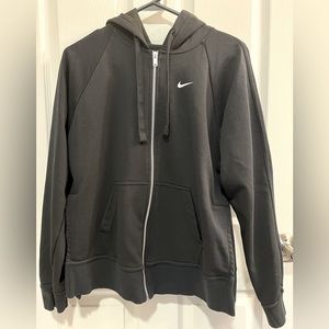 Women’s Nike black hooded full zip sweatshirt